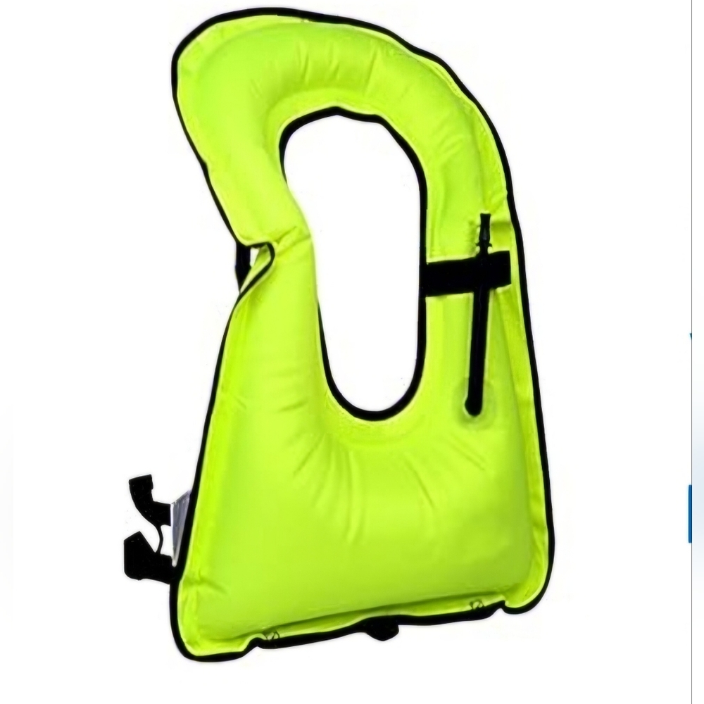 Inflatable Snorkel Vest NEON YELLOW